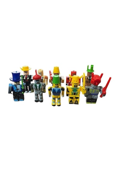 Oyuncak Roblox Figürleri Toplam 24 Parça Büyük Boy 10 Karakterli Figür Set