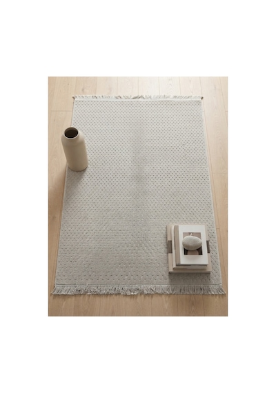 Duru Halı Risby 160x230 4m2 Dokuma Halı Gri