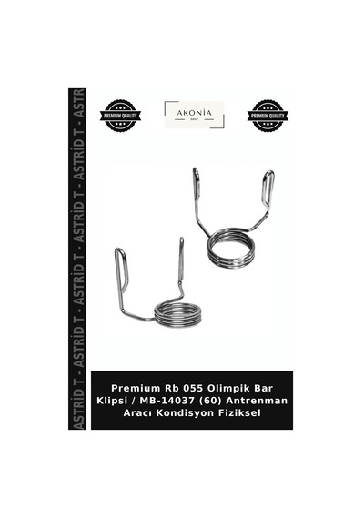 Premium Rb 055 Olimpik Bar Klipsi / Mb-14037 60 Antrenman Aracı Kondisyon Fiziksel