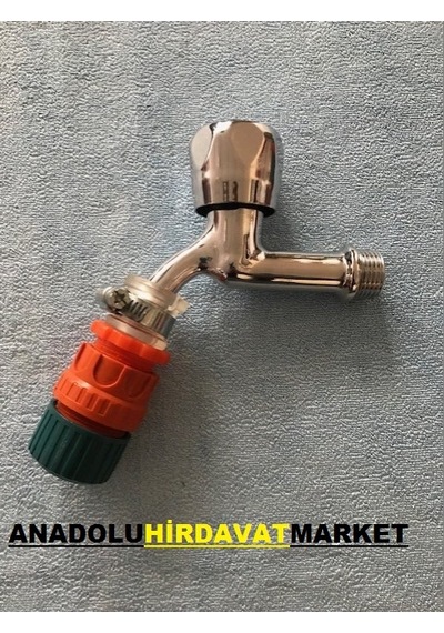 Otomatik Musluk Bağlantı Adaptörü Kelepçeli 1/2 Musluk Vidalı