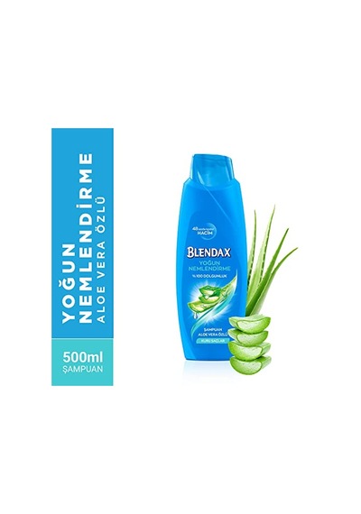 Yoğun Nemlendirme Aloe Vera Özlü Şampuan, 500 Ml