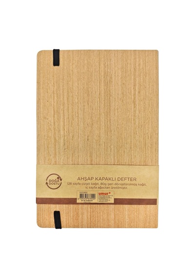 14x21 Spiralli Bambu Kapak Defter Çok Renkli