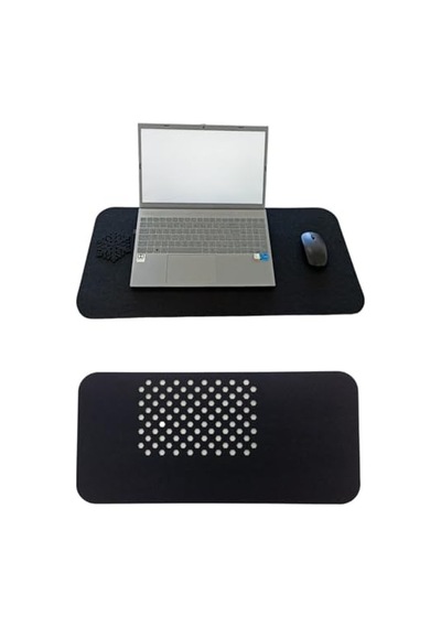 Ayrex Keçe Masa Üstü Mouse Pad Ve Bilgisayar Düzenleyici 70x32 Cm Antibakteriyel Mat, Doğal Keçe Mat, Masa Kor