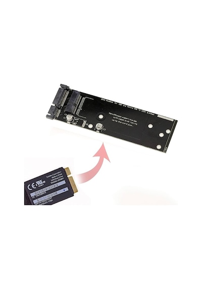 2012 Apple Uyumlu MacBook Ssd Sata Çevirici Retina 7+17 Pin