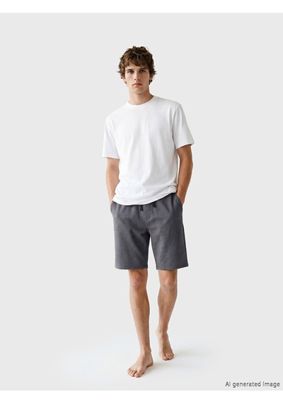 Lc Waikiki Lc Waıkıkı Lacivert Standart Kalıpı Erkek Pijama Alt Şort