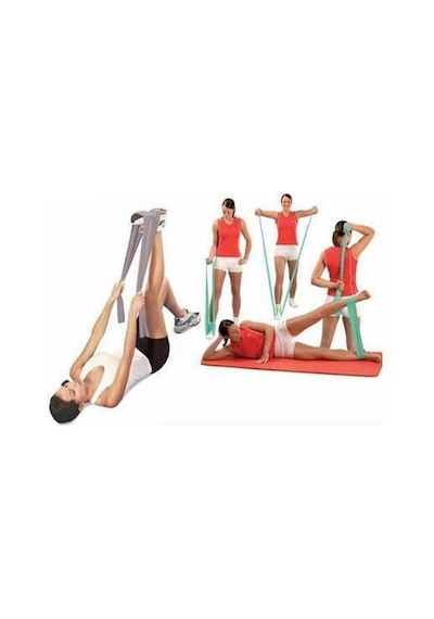Leyaton 3 Lü Pilates Lastiği Pilates Bandı Pilates Bantı 150 x 15 CM