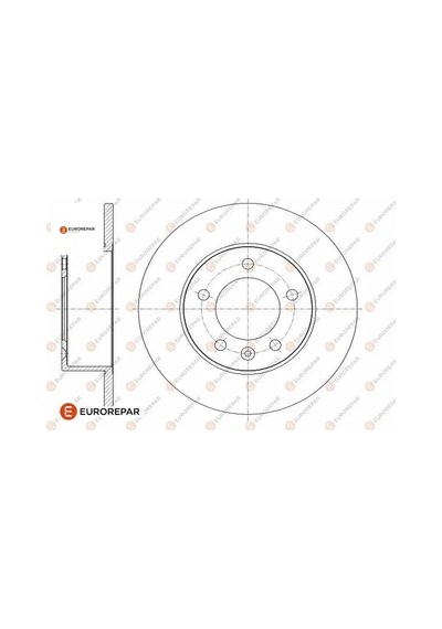 Erp Fren Dıskı Arka 5d 305mm Master 3 Movano B 10- Eurorepar 1642767380