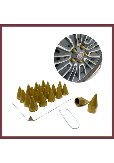Storeşahin Sivri Mermi Bijon Kapağı Sökme Aparatlı Altın Sarı 17mm Shn0720