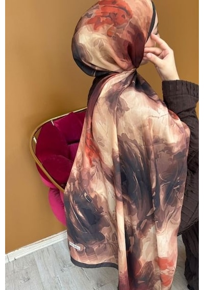 Mimiyum Perla Şal- Esinti Desen - Model 9 Çok Renkli