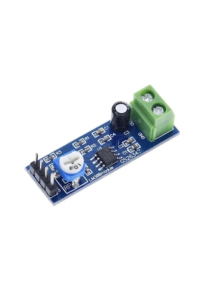 Lm386 Ses Kuvvetlendirici Modül Dc 5v / 12v Mono Ayarlanabilir Ses Yükseltici Mikrofon Amfi