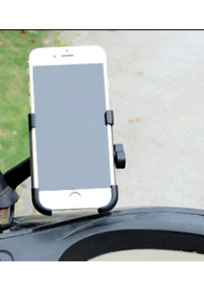 Tex 2084-9 Ayna Bağlantılı Motosiklet Alüminyum Telefon Tutucu Navigasyon