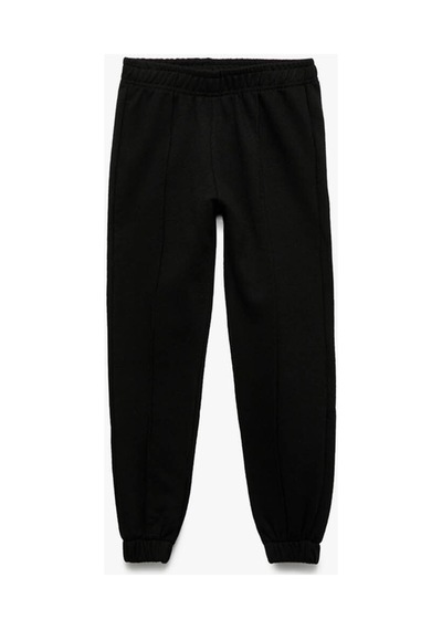 Koton Kız Çocuk Beli Lastikli Şardonlu Basic Jogger Eşofman Altı Siyah Koton Kız Çocuk Beli Lastikli Şardonlu Basic Jogger Eşofman Altı Siyah