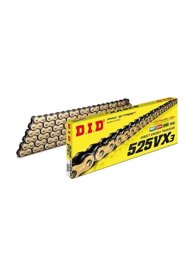 Dıd Gold Zincir 525-116l Vx3 X-rıng 2017-2020 Benelli Trk 502