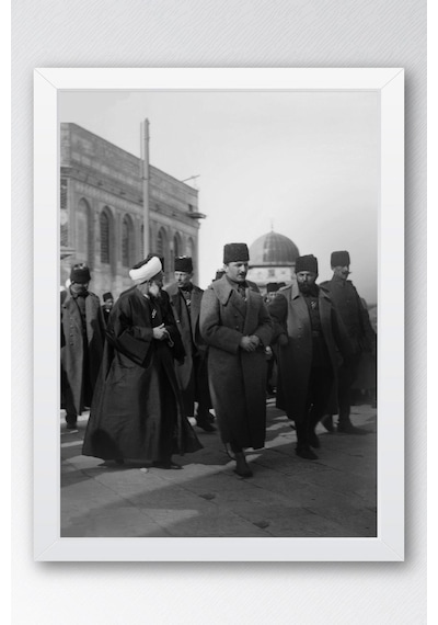 Enver Paşa Kudüs Ziyareti Çerçeveli Tablo