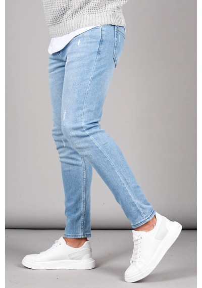 Madmext Madmext Skinny Fit Buz Mavisi Erkek Jean 5712-buz Mavisi Buz Mavi