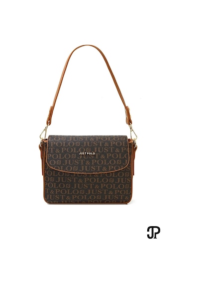Just Polo Kadın Kahve Taba Günlük Kullanıma Uygun Şık Ve Kullanışlı Askılı Omuz Çantası Shoulder Bag Kahverengi - Taba