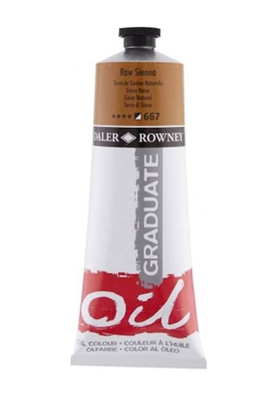 Daler Rowney Graduate Yağlı Boya 200 ML 667 Raw Sienna
