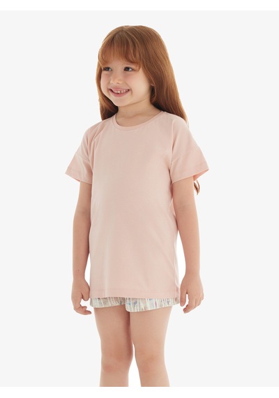 Blackspade Kız Çocuk T-shirt 60571 - Pudra Pembe