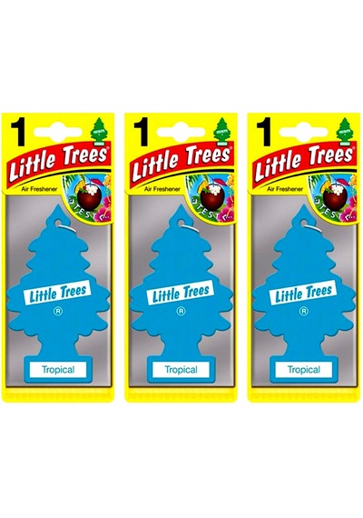 Little Trees Tropikal Aromalı Asma Oto Kokusu 3 Adet