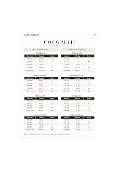 Cocopelli Paça Ayarlamalı Erkek Jogger Pantolon Coc3171 Desenli