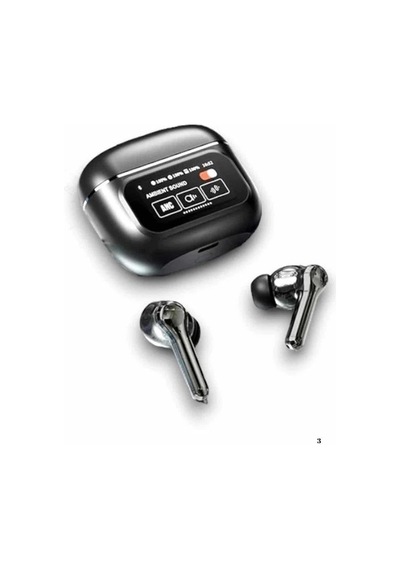 Mey İthalat Yeni Nesil Anc Özellikli Çhassasiyet Cevaplayan Dokunmatik Ekranlı Bluetooth Kulaklık Siyah Diğer