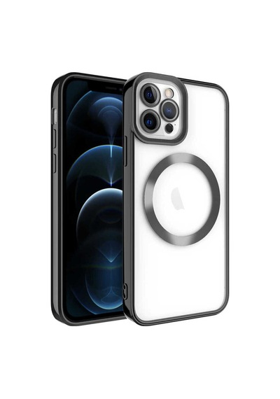 Apple Uyumlu iPhone 11 Pro Kılıf M-safe Wireless Şarj Özellikli Zore Setro Silikon Mavi