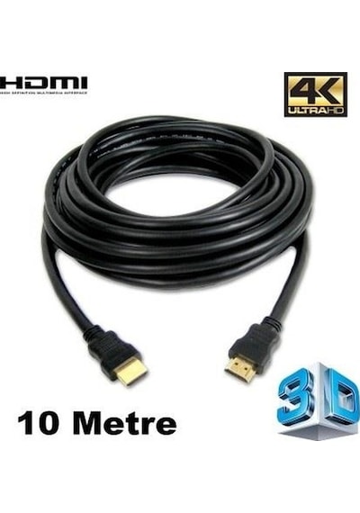 10 Metre Hdmi Kablo Hd Tv Kablosu 3D Hd Kablo