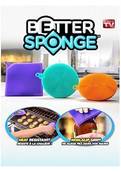 Better Sponge Bulaşık Mutfak Silikon Temizlik Bezi Sünger Fırça