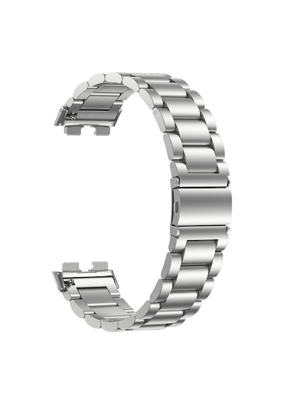 Huawei Band 11 / 11 Pro Uyumlu Kordon Paslanmaz Döküm Çelik Metal Baklalı Kordon