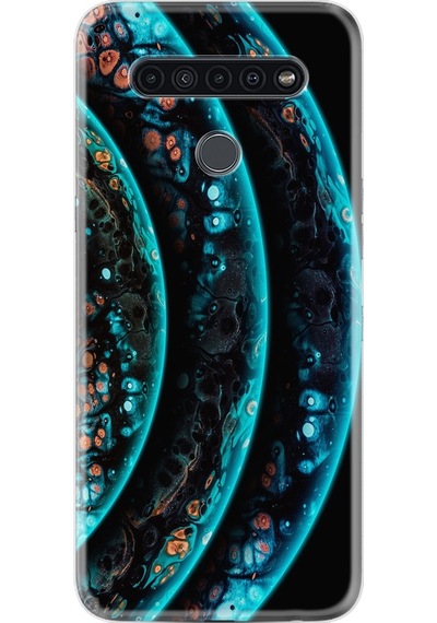 LG Uyumlu K61 Kılıf Desenli Planets 1703