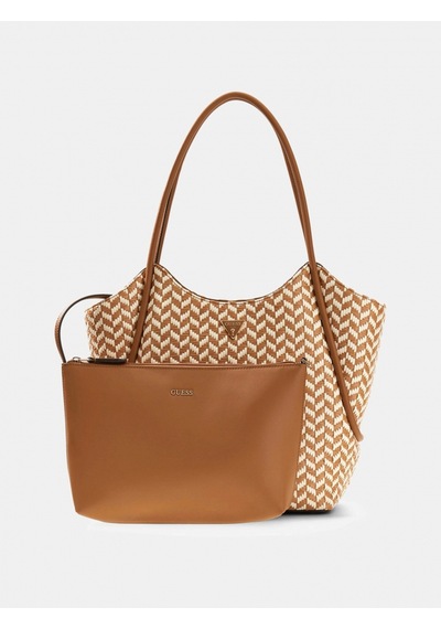 Guess Tessi 2'si 1 Arada Kadın Kahverengi El Çantası Hwwg7691230-cgm