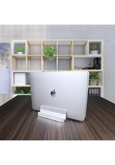 Lexroo Laptop Standı Dikey Metal Stand Macbook İle Uyumlu Ergonomik Notebook Bilgisayar Tutucu