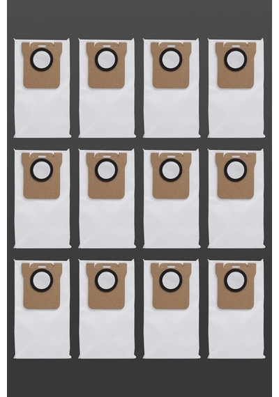 Marketto Dreame L20 Ultra Uyumlu Süpürge Toz Torbası 12 Adet