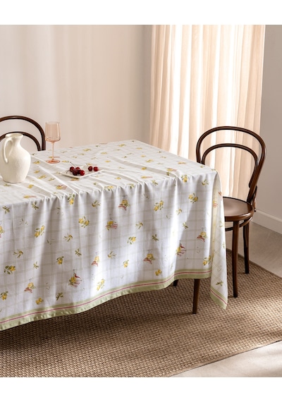 Madame Coco Aurox %100 Pamuk Masa Örtüsü - Sarı - 160x250 Cm 8684427310113 Çok Renkli