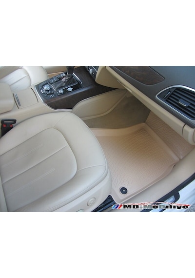 Audi A6 C7 Bej Havuzlu 3D Paspas. 2011-2018