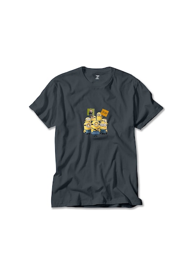 Minions The Rise Of Gru Banner Lacivert Tişört