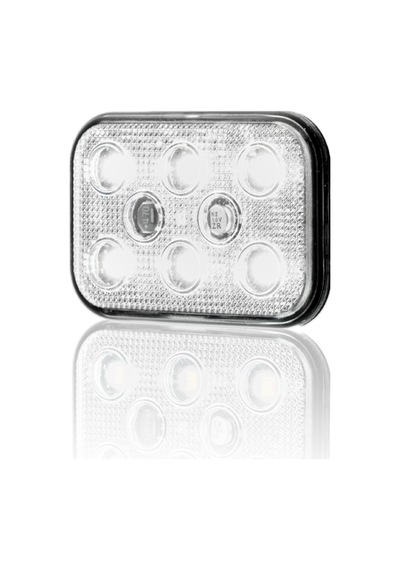 Sanel Animasyonlu 12-24V Universal Kare 6 Led Dış Mekan Uyumlu Beyaz SBDF6W