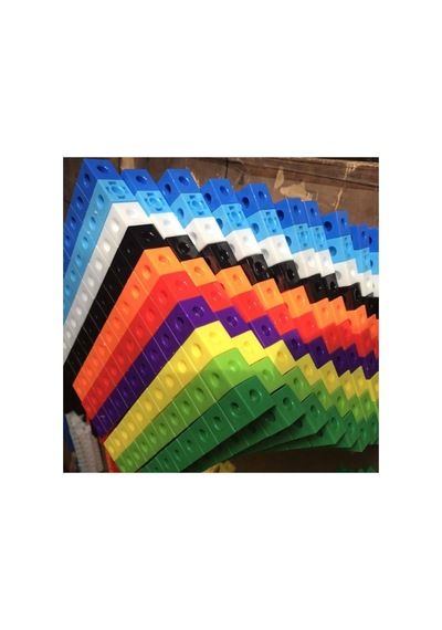 Geçmeli Birim Küpler - Snap Cubes - Matematik Küpleri - Akıl Küpleri - 100 Parça - 2x2x2 Cm