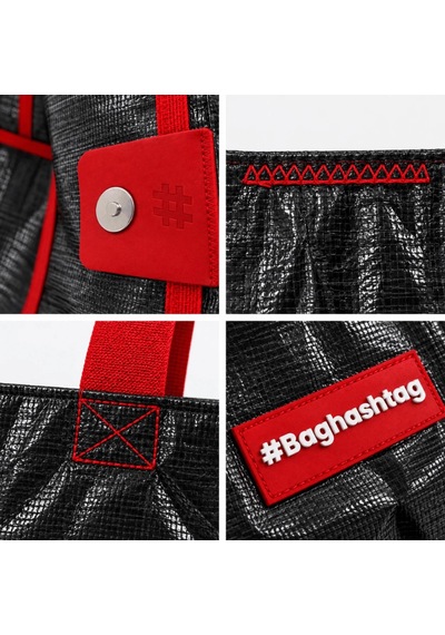 Baghashtag Poly Maxi Siyah Çanta