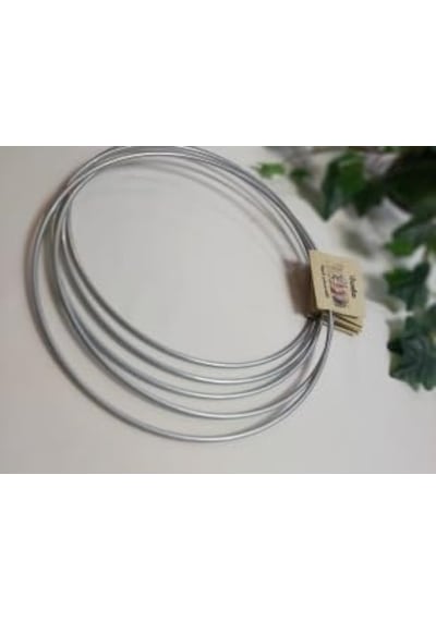 Enludo Metal Makrome Çember 24 Cm 5li Set Galvanizli Kasnak Halka Düş Kapanı Endsetcem24 Diğer