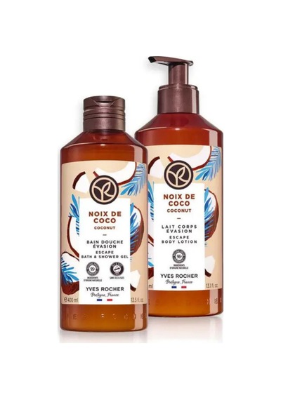 Hindistan Cevizi Duş Jeli 400ml & Vücut Losyonu 390ml Set Diğer