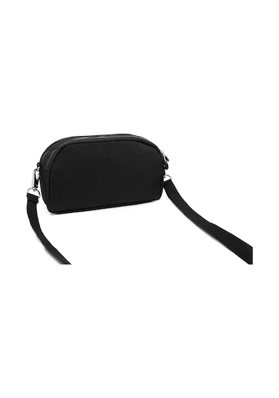 Smart Bags Minik Boy Su Geçirmez Krınkıl Kumaş Telefon Ve Postacı Çantası Siyah
