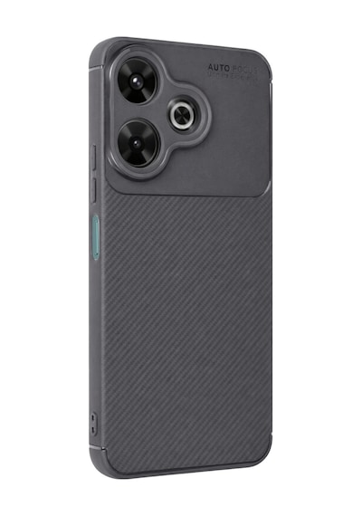 Xiaomi Redmi 13 4g Uyumlu Kılıf Auto Focus Karbon Kapak - Gri