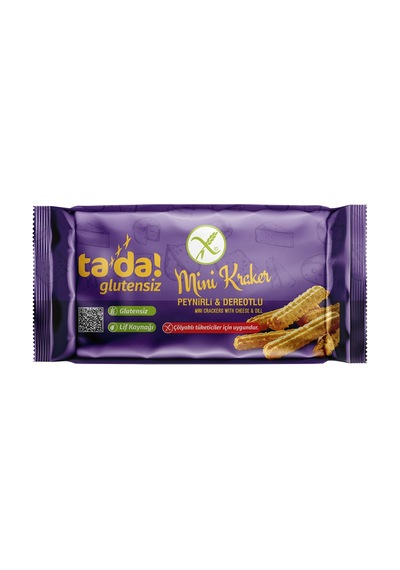 Tada Glutensiz Peynirli Dereotlu Mini Kraker 85 G - 5 Adet Tarı