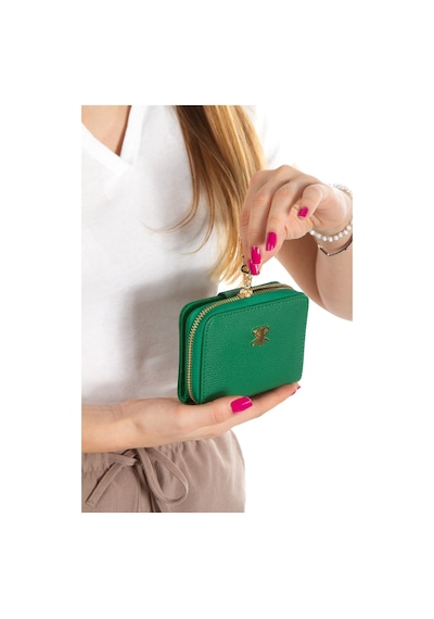 Adelina Bags Kadın Yumuşak Dokulu Küçük Cüzdan Yeşil