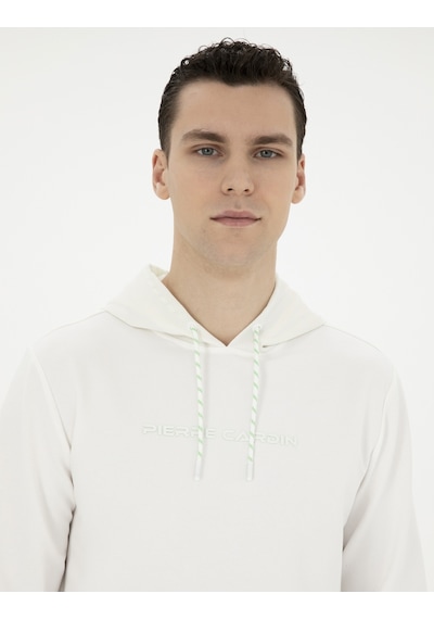 Pierre Cardin Erkek Ekru Sweatshirt 50282047-vr019 Ekru