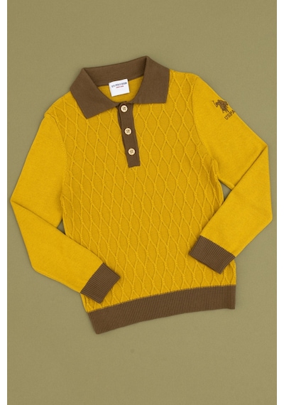 U.s. Polo Assn. Erkek Çocuk Petrol Kazak /triko 50315609-vr151 Oıl
