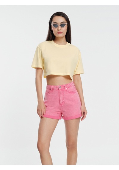 Lf2031593 Tshirt K.kol Sarı