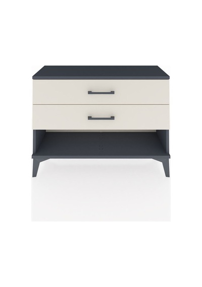 Arges Şifonyer 2 Çekmeceli 88x30x64 Antrasit-aytaşı Antrasit