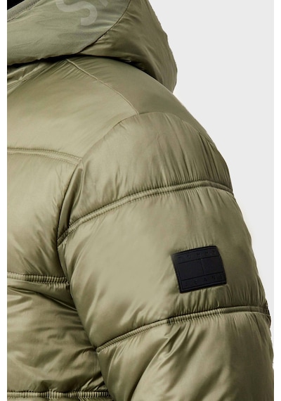 Tommy Jeans Erkek Mont Dm0dm22044 M1l Yeşil Yeşil
